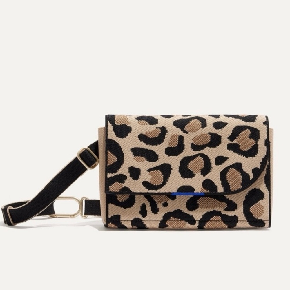 Rothy's Leopard Print Crossbody Bag